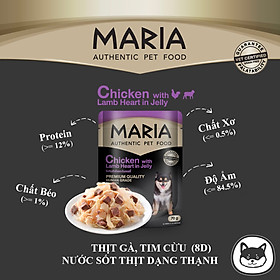 Pate Cho Chó Maria nhập khẩu Thái Lan hộp 12 gói 70g