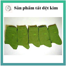 Tất Vớ xanh CA BĐ SĨ QUAN Nam 2021 Mềm Mại Cổ Cao Co Giãn