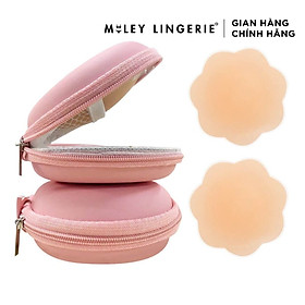 Cặp Miếng Dán Ngực Silicon Tái Sử Dụng Nhiều Lần Hình Hoa Siêu Bám Dính, Miếng Dán Tàng Hình Miley Lingerie