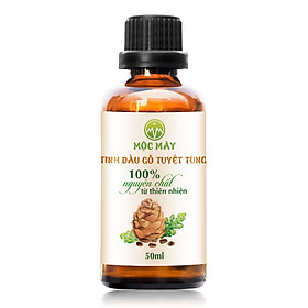 Tinh dầu Gỗ Tuyết Tùng (Hoàng Đàn) 50ml Mộc Mây - tinh dầu thiên nhiên nguyên chất 100% - chất lượng và mùi hương vượt trội, mạnh mẽ nồng nàn, nhưng êm dịu sẽ giúp cho bạn có những giây phút không thể tuyệt vời hơn - Có kiểm định