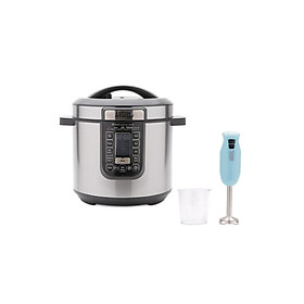 Mua Nồi Áp Suất Giá Rẻ Điện Tử Argo APPC-601 (6.0 Lít) tặng Máy Xay Cầm Tay AHB-204 - Màu ngẫu nhiên - Hàng chính hãng