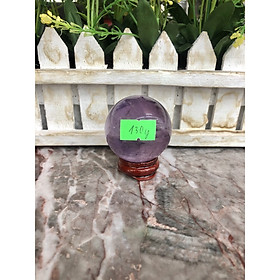 Mua Quả cầu phong thủy đá thạch anh tím trong - Đường kính 4 3cm  4 4cm  4 5cm  4 6cm  4 7cm và 4 8 cm