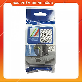 Mua Nhãn In đa lớp Tz2-141 - Đen nền trong 18mm x 8m - Hàng nhập khẩu