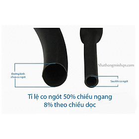 Mua Ống ghen co nhiệt phi 12-20 mỗi đoạn dài 1 mét