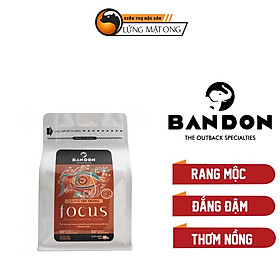 Cà phê phin nguyên chất rang xay mộc sạch BANDON FOCUS 250g đắng đậm, thơm nồng - cà phê đặc sản (50% Robusta Natural, 50% Robusta Buôn Ma Thuột Culi)