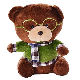 Thú Nhồi Bông Ghi Âm Gấu Mắt Kính