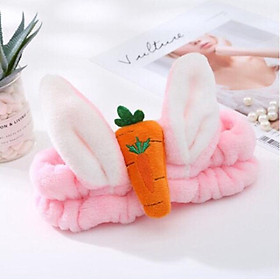 Băng đô turban tai thỏ cà rốt.Nhiều màu.XX037