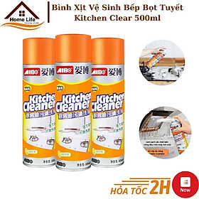 Bình Xịt Vệ Sinh Bếp Bọt Tuyết Đa Năng Kitchen Clear 500ml