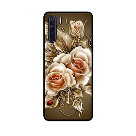 Ốp Lưng in cho Oppo A91 Mẫu Hoa Hồng 3 - Hàng Chính Hãng
