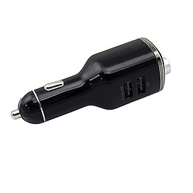 Dual USB DC 5V 3.1A Car Charger Adapter Voltage Tester For iPhone Samsung