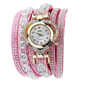 Women Luxury Crystal Bracelet Wristwatch Lady Analog Watch Jewelry