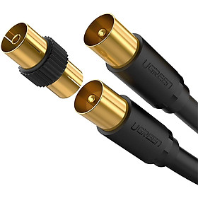 Mua Ugreen UG20968SP102TK 1M màu đen cáp 9.5 dùng cho TV truyền hình cáp Aerial có jack cái chuyển đổi - HÀNG CHÍNH HÃNG