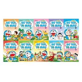 Combo Bé Tập Tô Màu Doraemon ( 10 quyển ) (BÌA NGẪU NHIÊN ) - KV