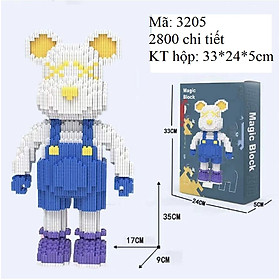 Hình ảnh Đồ chơi lắp ráp mô hình gấu Bearbrick