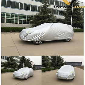 Bạt Phủ Xe Ô TÔ Tráng Bạc Cao Cấp 3 Lớp chống nóng, chống mưa, chống cháy