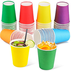 Set 25 cốc giấy màu sắc Maruki 205ml - Hàng Nội Địa Nhật Bản