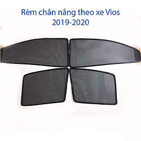 TOYOTA VIOS 2008-2022 , Bộ rèm chắn nắng vải lưới theo xe hàng cao cấp