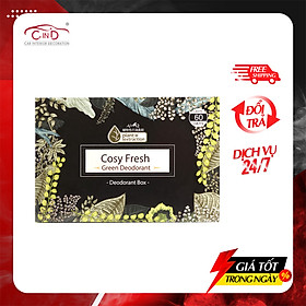 Hộp Thơm Khử Mùi Ẩm Mốc Trong Phòng, Ô Tô Hương Trà Xanh AIR-Q Cosy Fresh 160g - Nhập Khẩu Chính Hãng