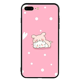 Ốp Lưng Viền TPU cho điện thoại Iphone 7 Plus/8 Plus - Couple 06