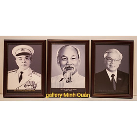 BỘ ẢNH MÀU GỐC CHÂN DUNG BÁC HỒ – BÁC GIÁP -BÁC TRỌNG