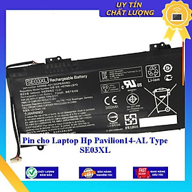 Pin cho Laptop Hp Pavilion14-AL Type SE03XL - Hàng Nhập Khẩu New Seal