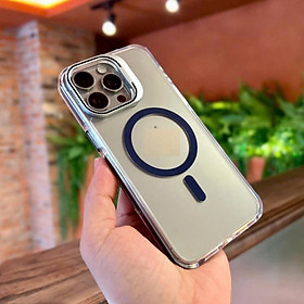 Ốp lưng dành cho iPhone 16 Pro Max , 15 Pro Max trong suốt tích hợp giá đỡ Raigor Inverse Rita Case hỗ trợ sạc không dây , chống sốc , chống ố vàng, bảo vệ camera - Hàng chính hãng