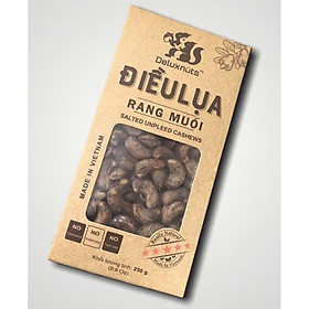 ĐIỀU LỤA RANG MUỐI DELUXNUTS 250g