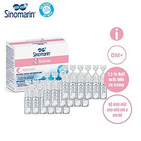 Dung dịch chống nghẹt mũi cho trẻ sơ sinh Sinomarin 5ml