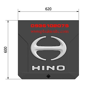 Tấm chắn bùn xe tải HINO (W620 * H 600)