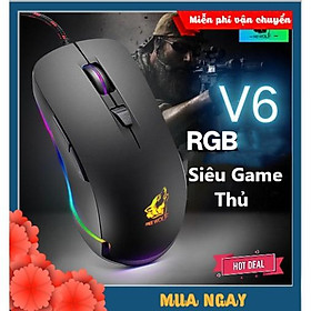 Mua CHUỘT GAMING XSmart FREE WOLF V6 Premium LED RGB  Nhiều Chế Độ Led Khác Nhau  Chơi Mọi Tựa Game Trên Máy Tính  PC  Laptop - Hàng Chính Hãng