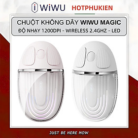 Mua Chuột Không Dây Bluetooth 5.0 WiWU Magic Dual Mode - Sạc USB C  cho MacBook/Laptop  Kết Nối 2.4G  Độ nhạy 1200DPI không độ trễ - Hàng nhập khẩu