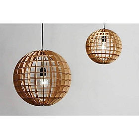 Đồ gỗ nội thất Đèn gỗ trang trí Quán Cafe - Trà sữa