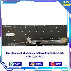 Mua Bàn phím dành cho Laptop Dell Inspiron 7566 N7566 N7567C N7567D - Hàng Nhập Khẩu