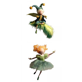 2 Set Fairy DIY Wool Craft Felting Non Finished Material Kit Pack
