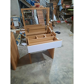 Mua Bàn trang điểm kết hợp bàn làm việc  bàn trang điểm gương gấp  gỗ MDF phủ melamine rộng 60cm