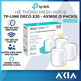 Mua Bộ Phát Wifi Mesh TP-Link Deco X20 Wifi 6 AX1800 - HÀNG CHÍNH HÃNG