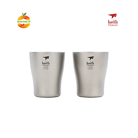 Mua Bộ cốc uống rượu Titanium Wine Cup 10ml KEITH Ti9304 10ml (Bộ 2 chiếc)