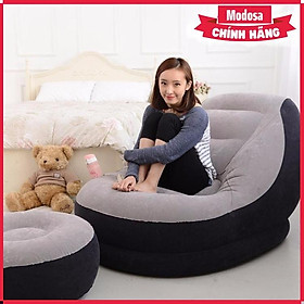 Mua Ghế Đệm Hơi Dựa Lưng Modosa Tặng Kèm Bơm Điện 2 Chiều - Hàng Chính Hãng