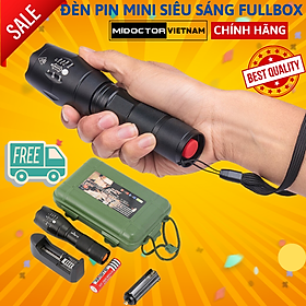 Đèn Pin Mini Siêu Sáng XML-T6 miDoctor - Chính Hãng