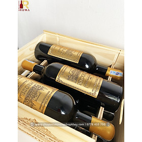 Mua Set quà tặng hộp gỗ 6 chai rượu vang Pháp Nicolas