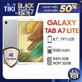 Máy tính bảng Samsung Galaxy Tab A7 Lite LTE SM-T225) - ĐÃ KÍCH HOẠT ĐIỆN TỬ - Hàng Chính Hãng