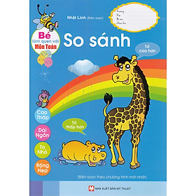 Bé làm quen với toán - so sánh