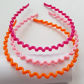 Combo 3 bờm bé gái nhựa màu đáng yêu (Giao màu ngẫu nhiên)