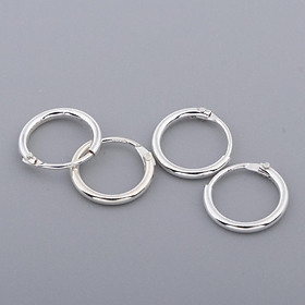 4 Pack South Korea Jewelry Earrings Lovers Small Hoop Circle Ear Ring Huggie Earrings For Women Men And Rings Earrings 8mm/10mm Hoop Earrings