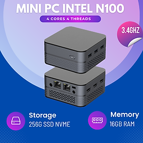 Mua Máy tính để bàn mini – Máy chủ Server – Mini PC – Intel NUC Intel N100 (Hàng chính hãng)