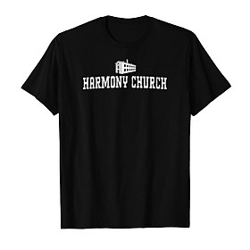 Áo Thun Cotton Unisex HTFashion In Hình Harmony Church - Fort Benning GA - 9482