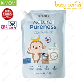 Nước giặt hữu cơ K-Mom Hàn Quốc dạng túi 1300ml