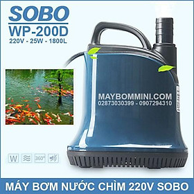 Máy Bơm Chìm Hút Đáy 25w Sobo WP-200D