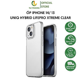 Ốp Lưng dành Cho Iphone 13 UNIQ Hybrid LifePro Xtreme Bảo Vệ Điện Thoại Thiết Kế Đơn Giản Sang Trọng - Hàng chính hãng
