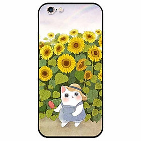 Ốp lưng dành cho Iphone 6 Plus / 6s Plus mẫu Mèo Mập Hướng Dương